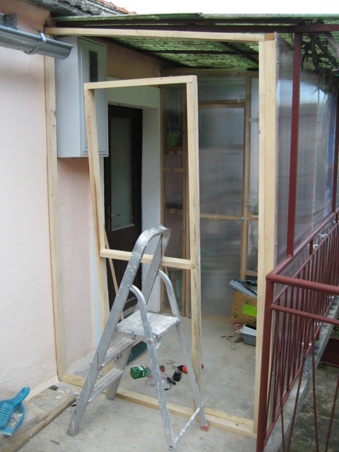 Storm porch construction